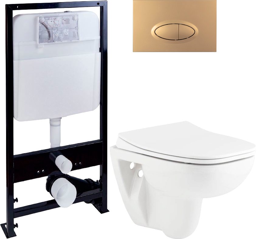 Комплект Унитаз подвесной Seramiksan Petite A101002H + Система ...